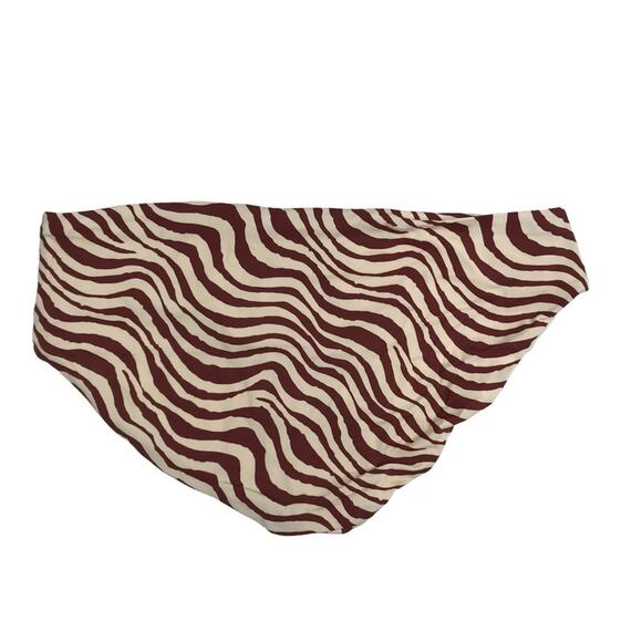 ANDIE Hipster Bikini Swim Bottom Women Sz L Striped Feminine Resort Retro NWT - Picture 4 of 8